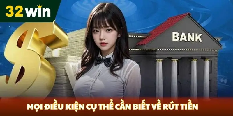 Mọi điều kiện cụ thể cần biết về rút tiền