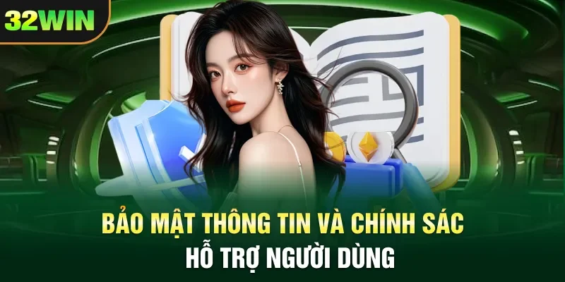 32win Bảo mật thông tin và chính sách hỗ trợ người dùng
